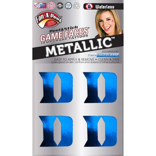 Miniatura 126 de Fan-A-Peel Tatuajes temporales sin agua del estado de Florida, hipoalergénicos, para despegar y pegar, tatuajes temporales impermeables, con Florida