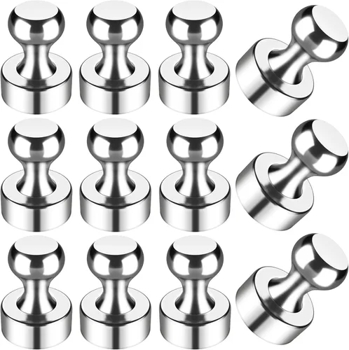 12 imanes fuertes para pizarra blanca, imanes de nevera para adultos, imanes de refrigerador, nevera magnética, pequeños imanes fuertes para cocina,