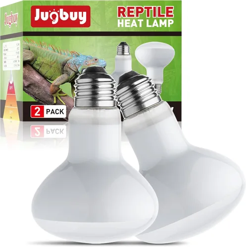 Bombilla de calor para reptiles, 100 vatios UVA luz diurna para dragón barbudo, tortuga, lagarto, serpiente, tortuga, camaleón, anfibios, paquete de