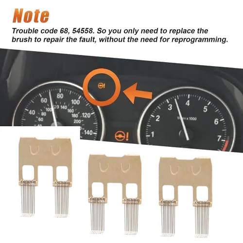 Miniatura 3 de Kit de reparación de cepillo de sensor de ángulo de dirección compatible con BMW E46 E39 E38 E83 X3 E53 X5 E85 E86 Z4 Mini R50 R52 R53, Land Rover