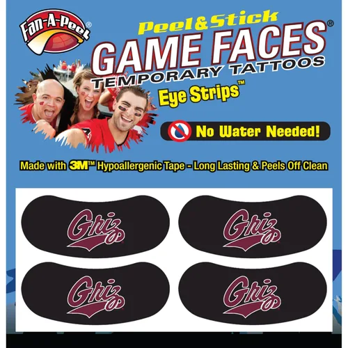 Miniatura 106 de Fan-A-Peel Tatuajes temporales sin agua del estado de Florida, hipoalergénicos, para despegar y pegar, tatuajes temporales impermeables, con Florida