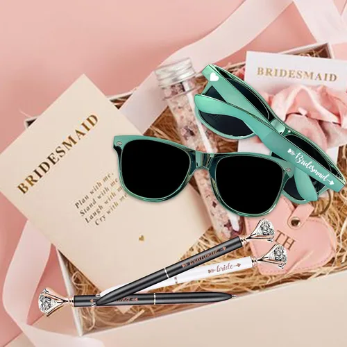 Miniatura 8 de LADY&HOME 10 bolígrafos de dama de honor, bolígrafos de diamantes grandes, bolígrafos de metal de cristal, regalos para mujeres, regalos para bodas
