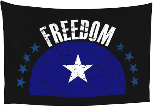 Miniatura 8 de LIFANGMI The Bonnie Blue Flag And Freedom Tapestry Wall Hanging 60x40 Inch Bedroom Living Room Dormitory Home Decoration Wall Tapestry