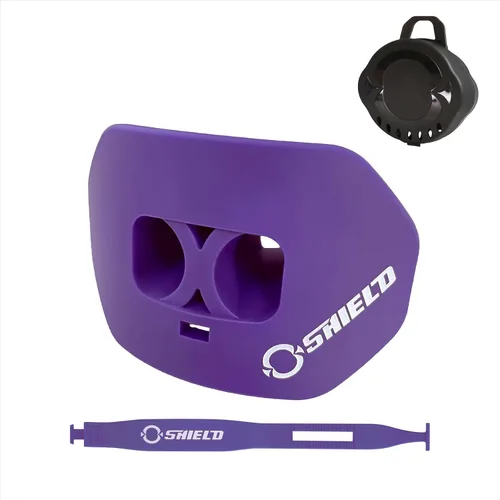 Miniatura 15 de O Shield Protector bucal Core Football con correa desmontable, protector de labios apto para fútbol americano, 7 contra 7, bandera de fútbol