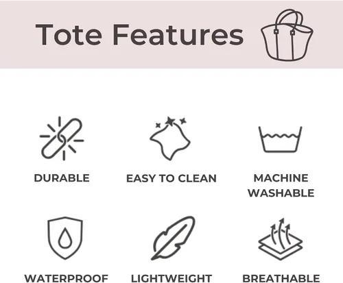 Miniatura 7 de POPUPS Bolso grande de neopreno para mujer - Bolso de mano de diseñador para todos los días, para el trabajo, la playa y viajes con bolsillos