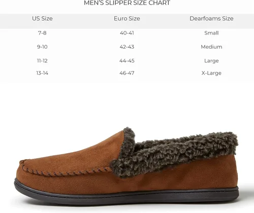 Miniatura 2 de Dearfoams Men's Eli Microfiber IndoorOutdoor with Whipstitch Detail Suede Moccasin Slipper