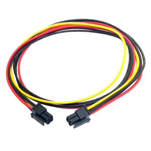 Miniatura 6 de xiwai Cable de alimentación ATX para conector Molex Micro Fit de 4 pines macho a 4 pines macho de alimentación 12 V Cable 23.6 in 20 AWG Paso =