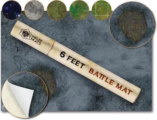 Miniatura 11 de Wargaming - Alfombrilla de batalla, 48 x 72 pulgadas, terreno para Warhammer 40K, Dungeons and Dragons, RPG de mesa, miniaturas