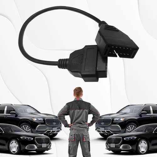 Miniatura 6 de Escáner OBD1, Adaptador OBD1 a OBD2 GM, Cable Escáner OBD 1 Lector de Códigos OBD1 12 Pines a OBD2 OBD II 16 Pines Enchufe Herramienta de Extensión