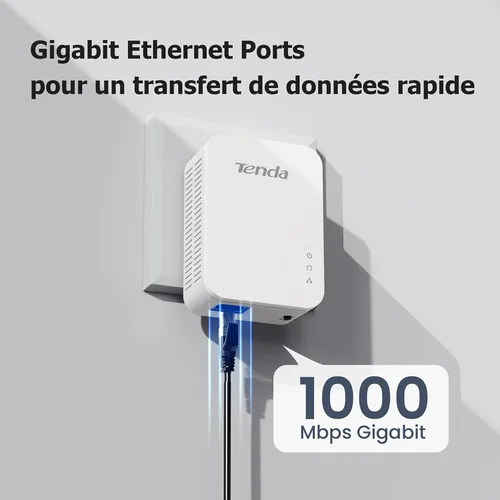 Miniatura 4 de Powerline Set 1000Mbps Tenda AH3