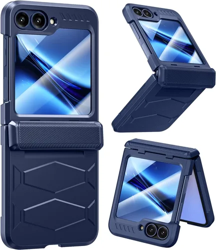Miniatura 9 de Funda para Samsung Z Flip 4: [Protección completa de bisagra] Funda delgada para teléfono con protección de pantalla incorporada, protección