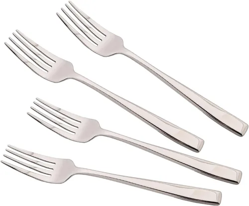 Miniatura 10 de JASHII Juego de 4 cuchillos de mesa, de acero inoxidable de 9.05 pulgadas, chapado en titanio, plateado brillante, cuchillos de mantequilla pulida