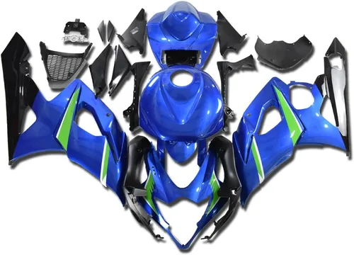 Miniatura 19 de Carenado de carrocería negro brillante de plástico apto para Suzuki 2005 2006 GSXR 1000 inyección ABS nuevo Aftermarket Kit Kit GSXR-1000 05 06 01