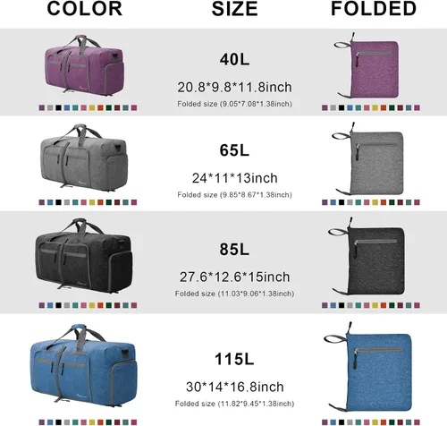 Miniatura 6 de Bolsa de viaje con compartimento para zapatos, unisex, resistente al agua