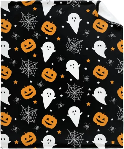 Miniatura 12 de Manta de fantasma de 40 x 30 pulgadas para cachorros, lindas mantas de fantasma para niñas y mujeres, mantas de forro polar ligeras para amantes