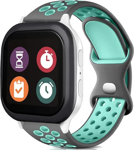 Correa deportiva de silicona compatible con Gizmo Watch 3 Adventure 3 2 1/Gabb Watch 3e 3 2 1/syncup/Cosmo JrTrack Watch Band, 0.78 pulgadas suave y