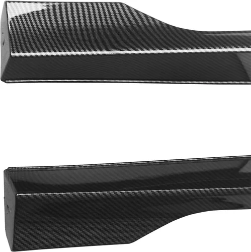 Miniatura 8 de CHIESMA Faldas laterales para Honda Civic de 11ª generación 2022-2025 Sedan y Hatchback ABS Fibra de carbono Estilo RS Estilo Rocker Extensión Panel