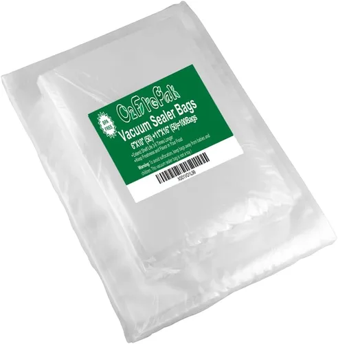 Miniatura 9 de O2frepak 100 bolsas selladoras al vacío, 50 de cada tamaño, 50 pintas de 6 x 10 pulgadas y 50 cuartos de galón de 8 x 12 pulgadas, sin BPA, sellado