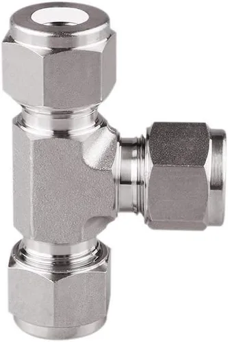 Miniatura 5 de Beduan Acero inoxidable neumático 3/8" accesorios de compresión Tee Let-Lok adaptador tubo conector