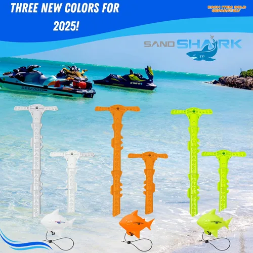 Miniatura 3 de SandShark - Anclaje para barco deportivo y anclaje para moto acuática. Poste de anclaje de agua poco profunda para barco y PWC. Kit de anclaje