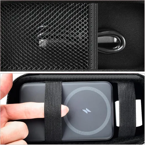 Miniatura 5 de Estuche para la batería magnética Anker de 10,000 mAh, cargador portátil inalámbrico plegable, soporte para 633/622/621/321 de 5,000 mAh Power Bank