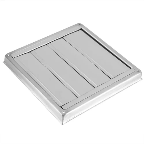 Miniatura 7 de FTVOGUE Cubierta de ventilación al aire libre del secador, aletas móviles del respiradero del secador de la rejilla del acero inoxidable