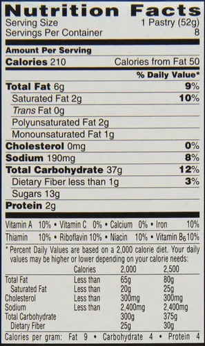 Miniatura 6 de Kellogg's Pop-Tarts - Pasteles tostadores de arándanos esmerilados, 8 unidades (paquete de 2)