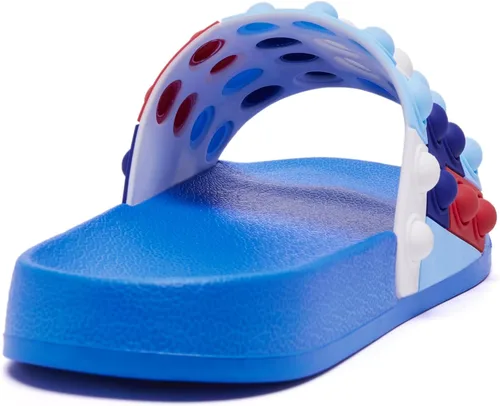 Miniatura 6 de Engtoy Sandalias para niños y niñas, unisex, ligeras, antideslizantes, puntera abierta, cómodas, para ducha, playa, divertidas sandalias