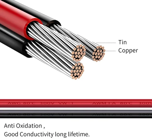 Miniatura 7 de Cable de carga solar, conector solar a XT60i, conector adaptador de conexión de panel solar, cable de extensión XT60i-F, cable de extensión de 12
