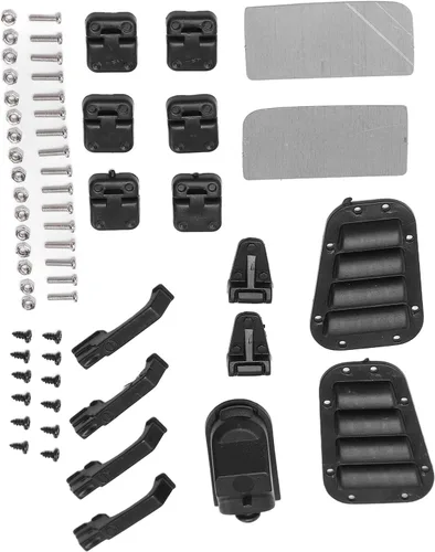 Miniatura 2 de Dilwe Manija de bisagra de puerta a control remoto, plástico, kit de manijas de bisagra de puerta de automóvil para T4 1/10 piezas de actualización