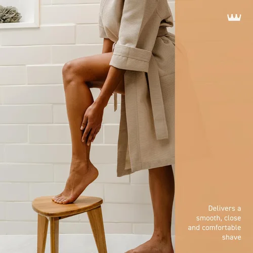 Miniatura 5 de Cremo Crema de afeitar para mujeres para piel sensible, hidratante, coco y mango, crema de afeitado ultra-deslizante para mujeres, combate rasguños