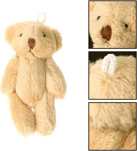 Miniatura 2 de 12 piezas de 2.4 in, mini oso de peluche conjunto de animales de peluche, caja de regalo de boda, juguete para cumpleaños, decoración de boda