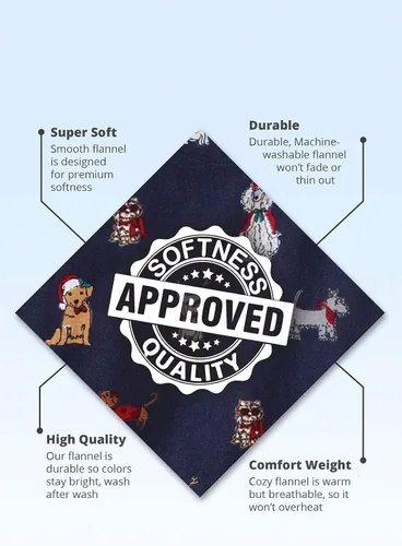 Miniatura 5 de PajamaGram Pijamas de franela suave, para amantes de las mascotas, para mujer