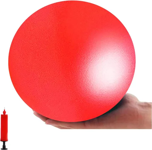 Miniatura 19 de Mini Pelotas de Yoga 6 Pulgadas Pelota de Ejercicio Pilates Terapia de Equilibrio Micropore Bola Equipo de Barre para Entrenamiento de Estabilidad