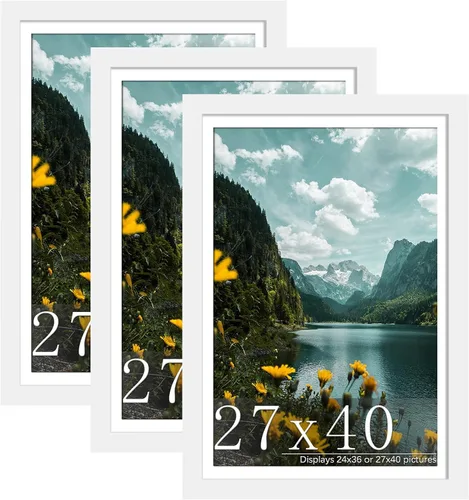 Miniatura 18 de Picrit Paquete de 3 portarretratos de 20 x 20 pulgadas, póster de 16 x 16 pulgadas con paspartú o de 20 x 20 pulgadas sin paspartú para montaje