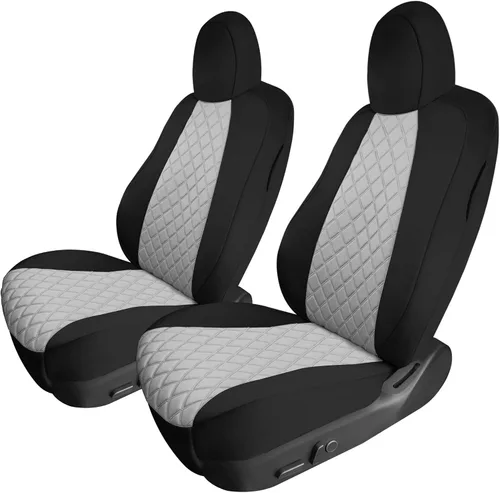 Miniatura 37 de FH Group Fundas de asiento de automóvil de ajuste personalizado hechas específicamente para Tesla Model Y Ultraflex 2020-2025, fundas de asiento
