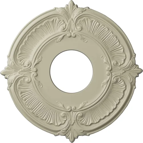 Miniatura 55 de Ekena Millwork CM12ATCGS Medallón de Techo Attica (Se Adapta a Doseles de hasta 3 1/2"), Pátina Verde Cobre Pintada a Mano