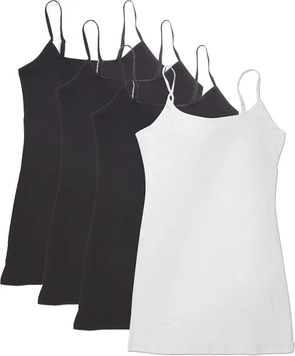 Miniatura 11 de Active - Paquete de 4 camisetas sin mangas, básicas, para mujer