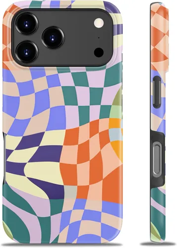 Miniatura 127 de Goodon para iPhone 17 Pro, Funda Estética de Gato Negro y Niña Naranja, Compatible con Magsafe, Funda Protectora Retro Única y Moderna de Silicona
