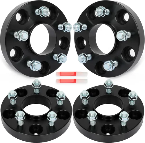 Miniatura 13 de SCITOO 4 espaciadores de rueda de 1 pulgada, 4 lengüetas de 0.157 x 3.937 in a 0.157 x 3.937 in, pernos de 0.472 x 0.059 in, compatibles