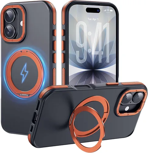 Miniatura 77 de Funda para iPhone 17 Pro Max con protector de lente de cámara [protección de grado militar de 10 pies] compatible con MagSafe a prueba de golpes
