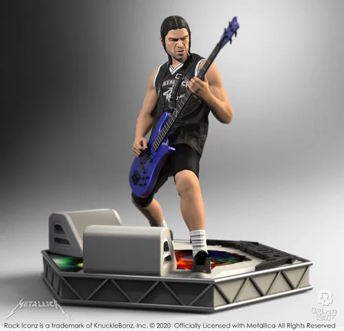 Miniatura 8 de Knucklebonz - Estatua coleccionable de edición limitada de Robert Trujillo (Metallica) (solo 3000 creados) - Rock Iconz, con licencia