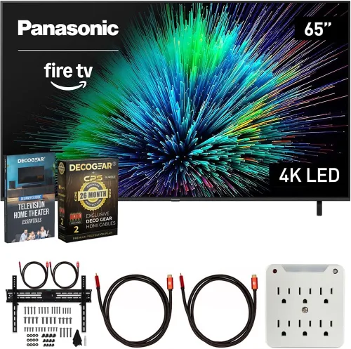 Miniatura 11 de Panasonic TV-55W70BP Serie W70 de 55 pulgadas LED 4K Ultra HD Smart Fire TV Paquete con 2 cables HDMI 4K universales de 6 pies, Theater Essentials