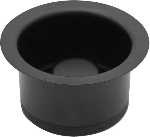Miniatura 6 de Westbrass D2082-62 - Brida y tapón de eliminación de desechos para fregadero de cocina de 3-1/2 pulgadas, negro mate Mate negro