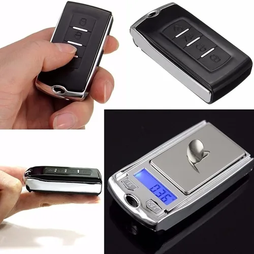 Miniatura 2 de 0.00 oz-7.05 oz Mini llave de coche LCD Digital Balance Peso Bolsillo Joyería Escala de Diamante Digital Gramos Escala Digital Gramos, Escala