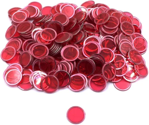Miniatura 6 de Tapp Collections Fichas transparentes de bingo 300-pk Colores Variados
