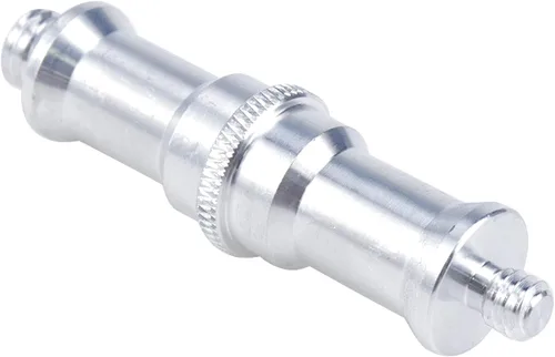 Miniatura 4 de MY MIRONEY Paquete de 2 adaptadores de rosca macho de 3/8" a 1/4" de aleación de aluminio, adaptador de tornillo, espiga para soporte de luz