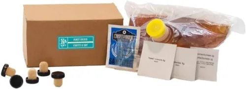 Craft A Brew - Kit de recetas de vino Pinot Grigio - 1 galón - Ingredientes para la elaboración de vino casero - Ingredientes y suministros para la