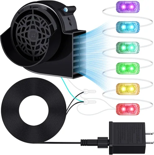 Saillong Soplador de aire para inflables, motor de repuesto de ventilador de aire para decoración inflable de jardín, patio, césped, ventilador de