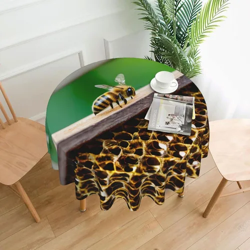 Miniatura 17 de Mantel decorativo redondo Cactus Desert Sunsets: transforma tus mesas de comedor y café con nuestro exuberante acento de lino